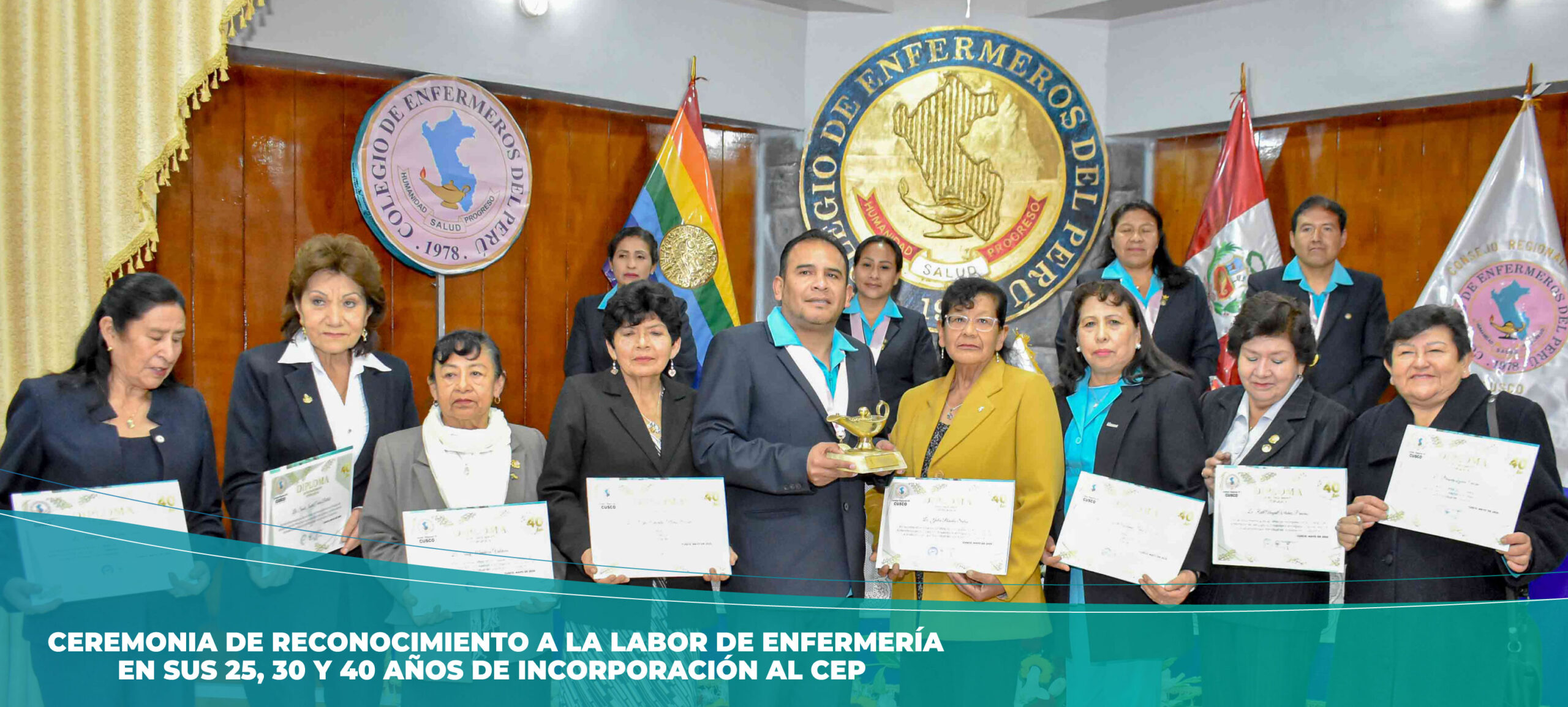 CEREMONIA DE RECONOCIMIENTO A LA LABOR DE ENFERMERÍA EN SUS 25, 30 Y 40 AÑOS DE INCORPORACIÓN AL CEP