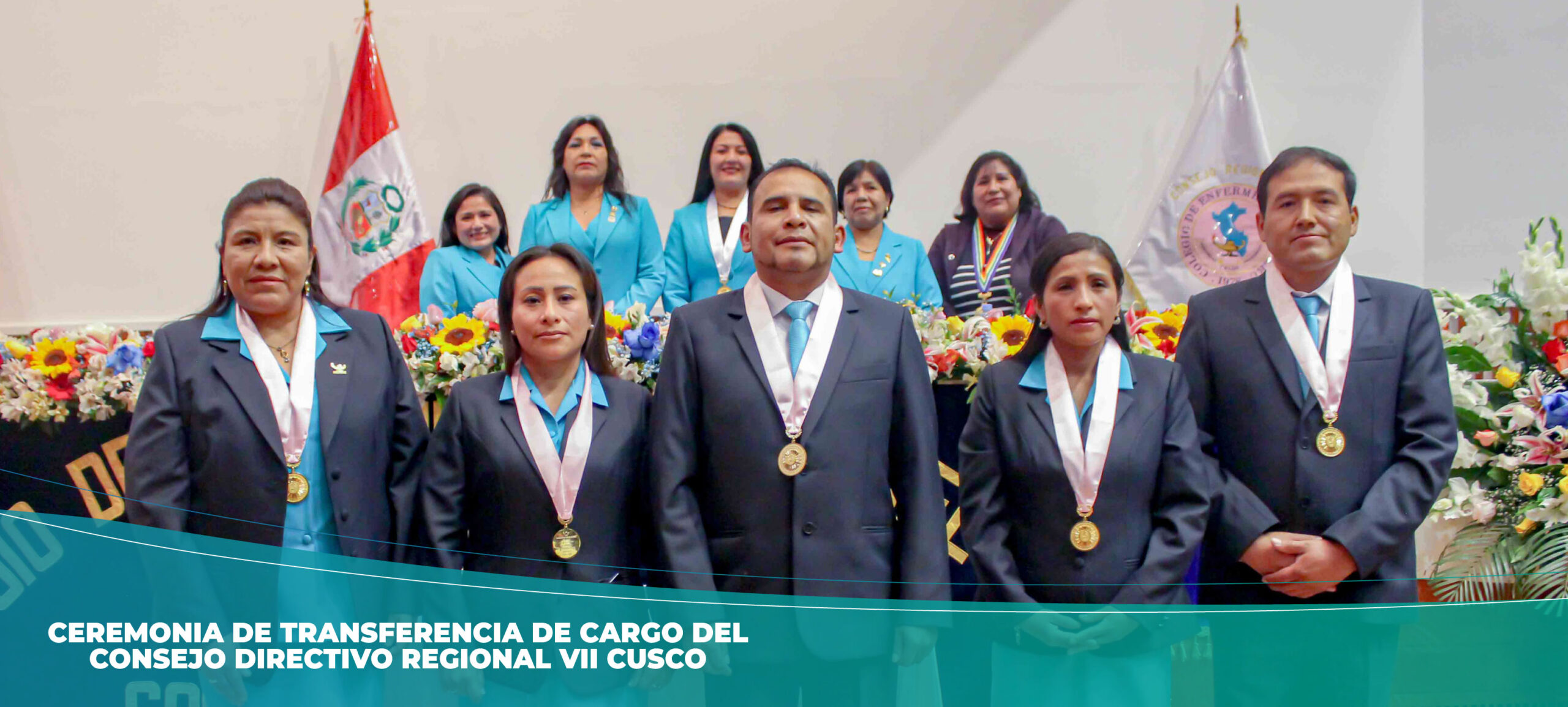 CEREMONIA DE TRANSFERENCIA DE CARGO DEL CONSEJO REGIONAL VII CUSCO DEL COLEGIO DE ENFERMEROS DEL PERÚ